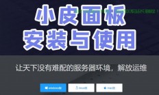 服务器怎么安装小皮面板?