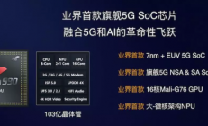 华为麒麟990旗舰5G SoC芯片发布