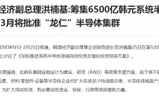 6500亿韩元和370亿美元，韩美两国推动半导体产业发展