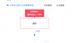 雷军成立金山奇文企业管理咨询公司，持股 100%