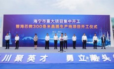 总投资100亿！浙江海宁这座300毫米晶圆生产线项目开工