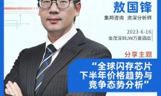 【会议预告】敖国锋：全球闪存芯片下半年价格趋势与竞争态势分析