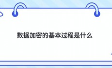 数据加密的基本过程是什么