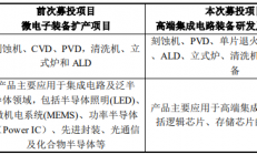 北方华创：高端装备研发募投项目以14/7纳米产品为主