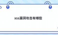 xss漏洞攻击有哪些