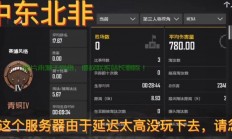 吃鸡怎么选服务器、?