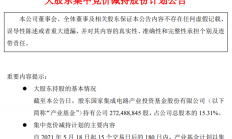 长电科技：国家大基金拟减持公司股份不超2%