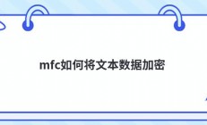 mfc如何将文本数据加密