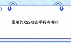 常用的XSS攻击手段有哪些