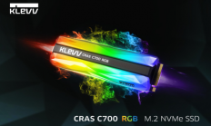 KLEVV科赋全新CRAS C700 RGB NVMe M.2 SSD 和电竞内存条将于台北国际电脑展盛大展出