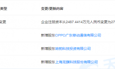 华为哈勃、OPPO关联公司等入股锐石创芯